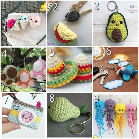 Crochet Key Chain Patterns 的图像结果