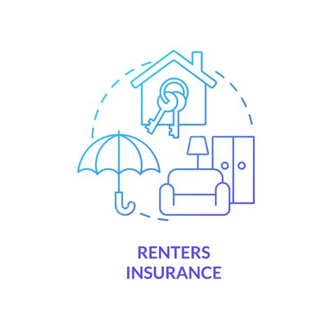 Renters Insurance Vector Hd Images, Renters Insurance Blue Gradient ...