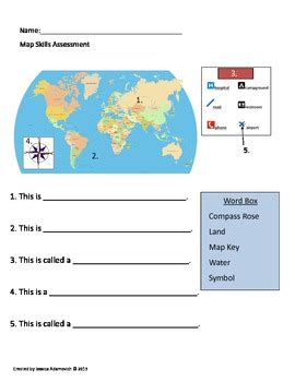 Image result for Map Test 1st Grade