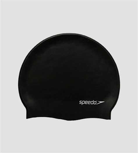 Buy Speedo Flat Silicon Swim Caps Black Online | Speedo India