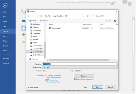 Image result for Compress a Large PDF File