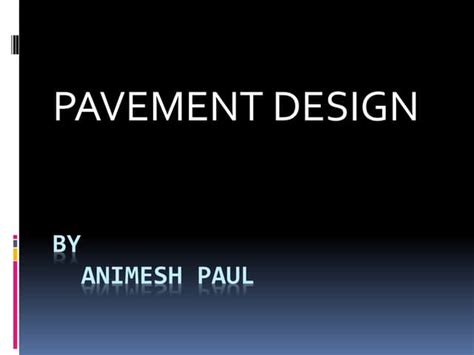 Pavement Design Tutorials 的图像结果