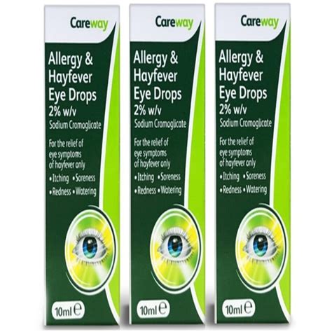 Buy Careway Hayfever And Allergy Eye Drops, 10ml - Dock Pharmacy