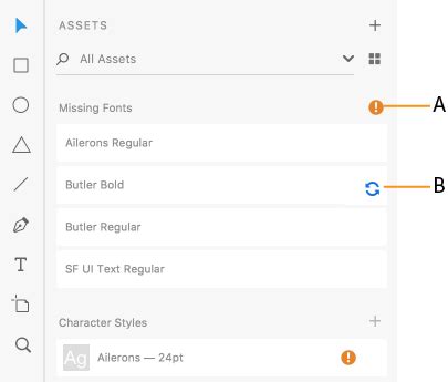 Manage assets and components using the Assets panel in Adobe XD