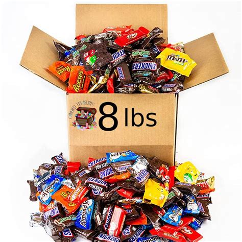Amazon.com: Candied Treasures 8 lb Bulk Chocolate Candy Variety Pack ...