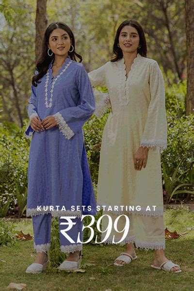 Buy Ethnic & Designer Kurta Sets For Women Online in India – Ambraee