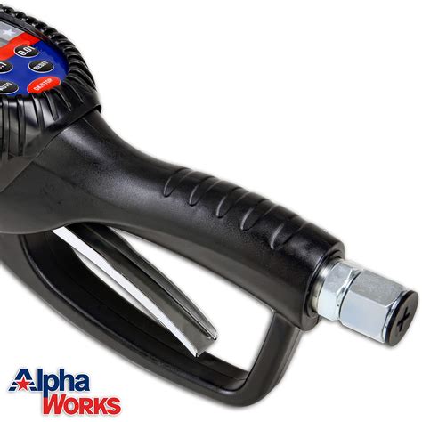 AlphaWorks Preset Digital Oil Control Valve Meter Nozzle 10 GPM / 35 ...