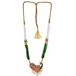 Buy Handicraft Kottage Jewellery Set for Women (Green & White) (HK ...