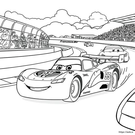 Cars 2 Francesco Bernoulli Ausmalbilder