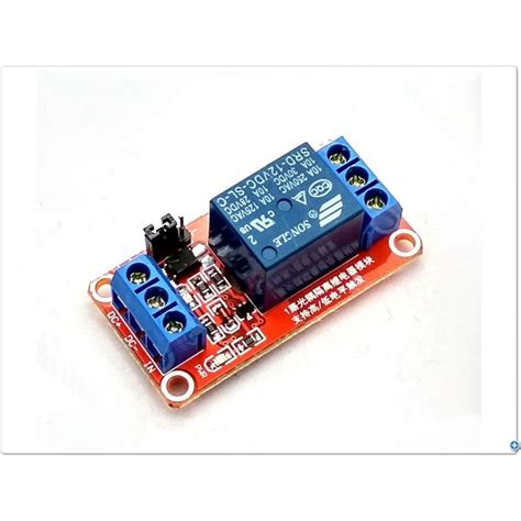 1 Channel 12V Relay Control Board Module With Optocoupler For Arduino ...