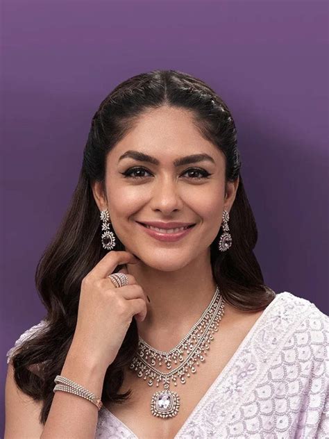 Mrunal Thakur radiates elegance in a lavender suit | Times of India