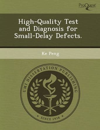 Buy High-Quality Test and Diagnosis for Small-Delay Defects Book Online ...