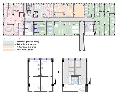 REHABILITATION CENTER PLAN on Behance