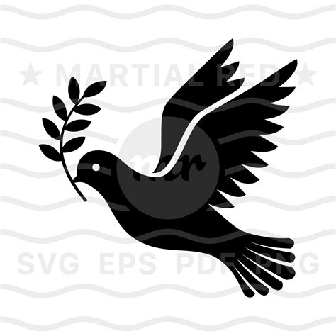 Buy Dove With Olive Branch Svg Dove Svg Olive Branch Svg Peace Online ...