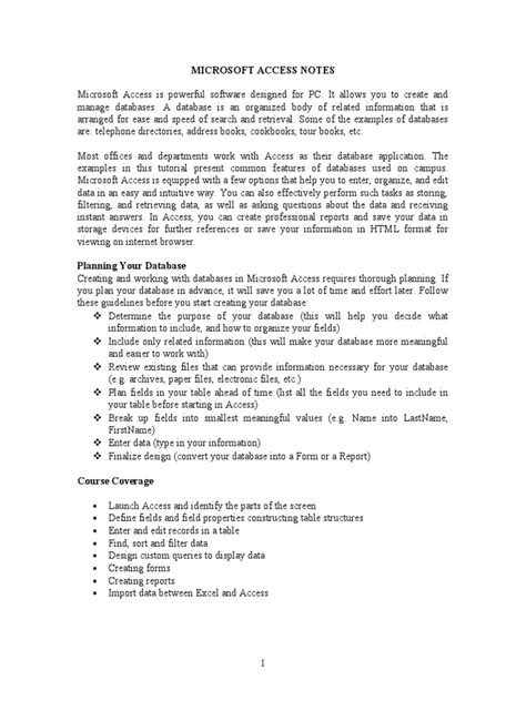 Image result for Access Notes