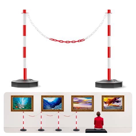 Buy Traffic Delineator Post Cones with Fillable Base, Expandable ...