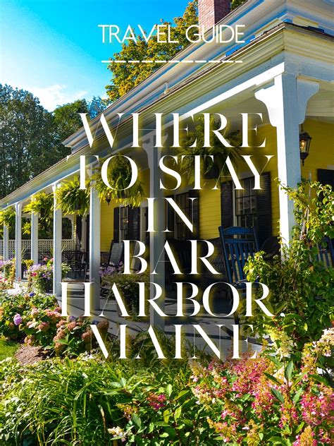 PL Picks: Bar Harbor Dining Guide — Provincial Leisure