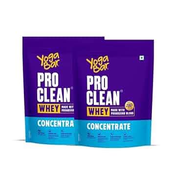 Yogabar ProClean Whey Protein Concentrate 2kg | 27g Protein per Serve ...