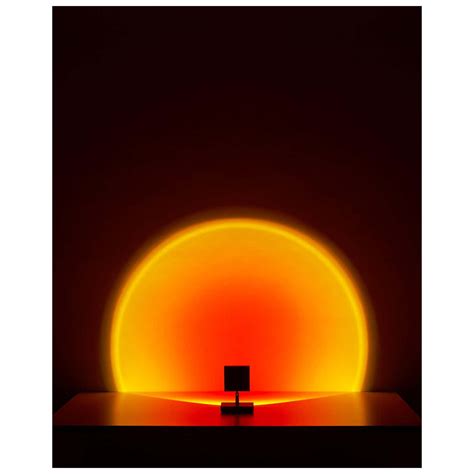 'Halo Mini' Sunset Red Floor Lamp or Color Projector by Mandalaki ...