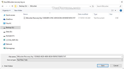 Image result for BitLocker Recovery Key Txt File
