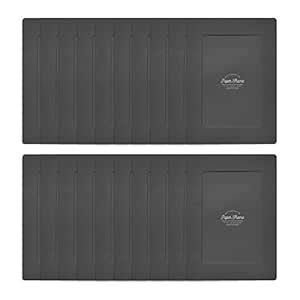 Monolike Paper Photo Frames 4x6 Inch Black 20 Pack - Fits 4"x6 ...