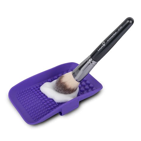 Silicone Makeup Brush Cleaner - Purple - Sponge & Sponge Holders ...