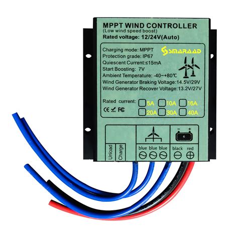 Smaraad Wind Turbine Charge Controller Mini Wind Turbine Generator ...