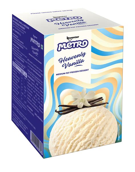 Keventer Metro Heavenly Vanilla Gallon Pack Frozen Dessert - 5L ...