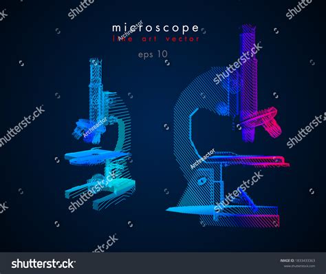 Image result for Microscope Line Drawing