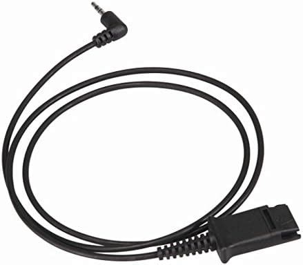TruVoice 2.5mm Jack to QD Bottom Adapter Cable - Compatible with ...