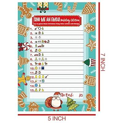 Christmas Trivia Party Game, Sing Me an Emoji, India | Ubuy