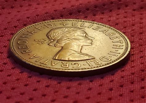 VINTAGE 1965 Great Britain Penny DEI GRATIA REGINA FD+ELIZABETH II | eBay
