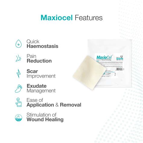 Buy MAXIOCEL WOUND CARE DRESSING FOR ULCERS (10CM X 10CM) - BOX OF 5 ...