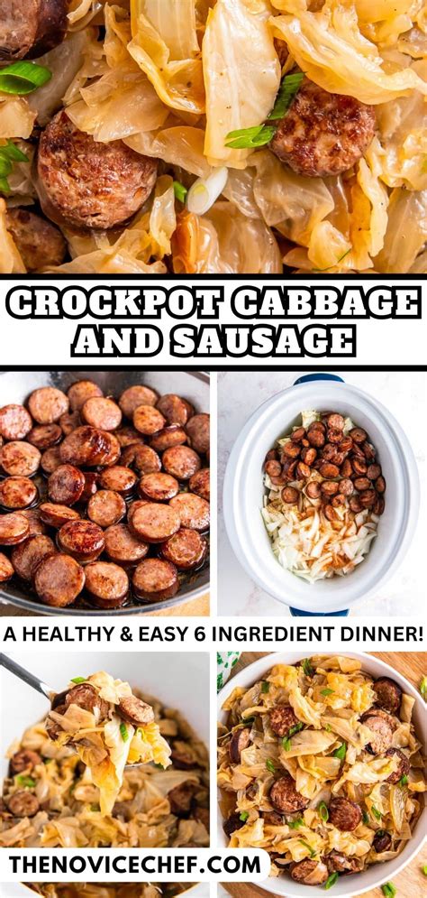 Crockpot Cabbage and Sausage | Easy Dinner Ideas
