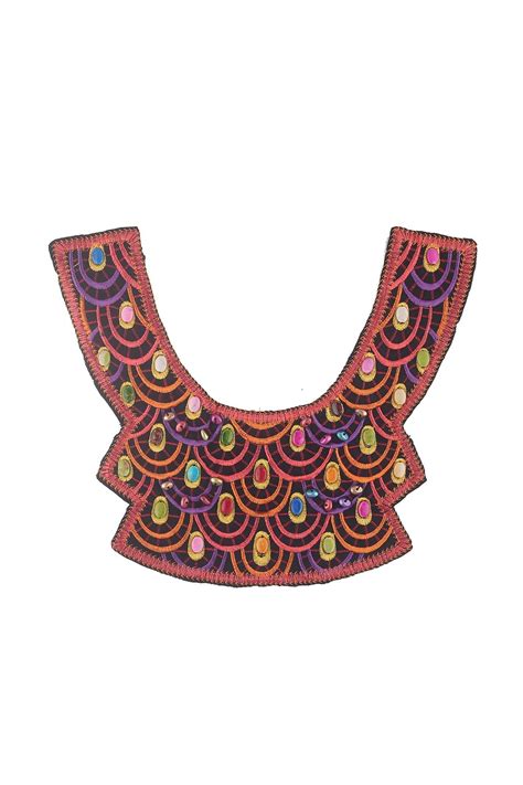 Dress Embroidery Design with Bead Neck Yoke – JHONEA ACCESSORIES
