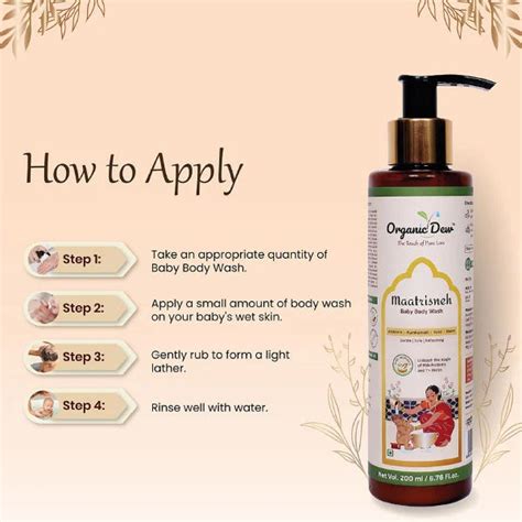 Ayurvedic Baby Body Wash – Organic Cleanser for Babies - Organic Dew