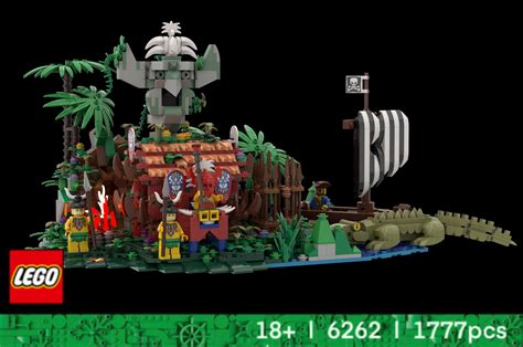 “Mysterious Isle” by 7DeadlyBricks – MOCs – The Best Pirate LEGO® Website