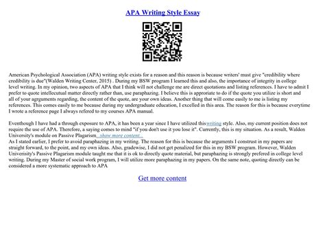 APA Format Essay Example 的图像结果