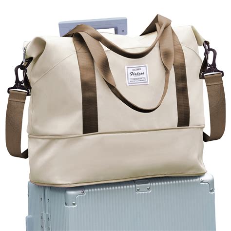 Weekender Bag for Women, travel duffel bags with Trolley Sleeve, Sport ...