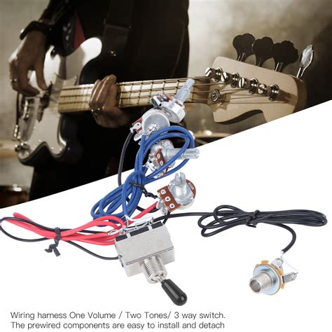 Buy Brrnoo Guitar Wiring Harness Kit, Electric Guitar Switch, 3‑way ...