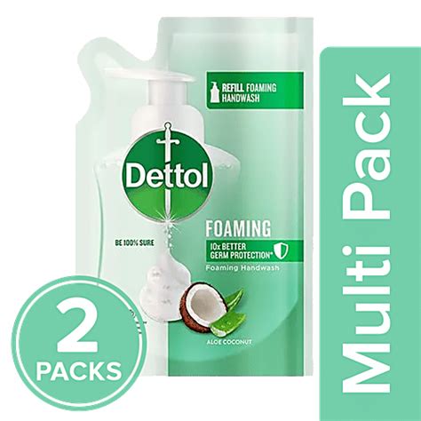 Buy Dettol Foaming Handwash - 10x Better Germ Protection, Aloe Coconut ...