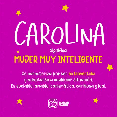 Significado del nombre Carolina