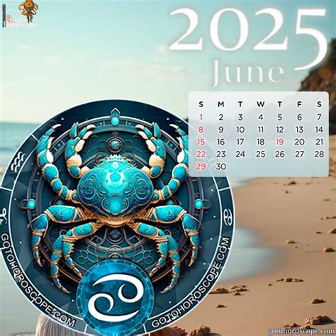 June 2025 Cancer Horoscope, free Monthly Horoscope for June 2025 and ...