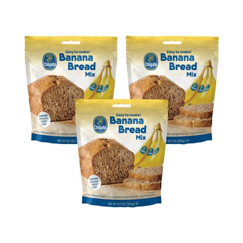 Chiquita Banana Bread Mix 13.7 oz (Pack of 3) - Walmart.com