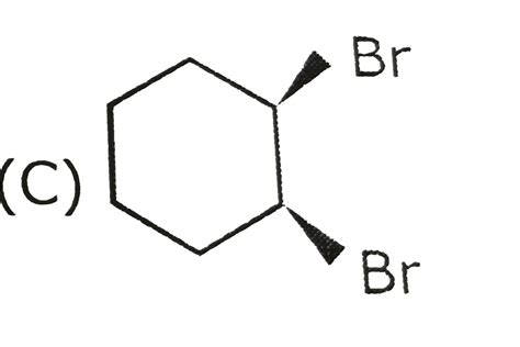 Bromination of cyclohexene under conditions given below yields