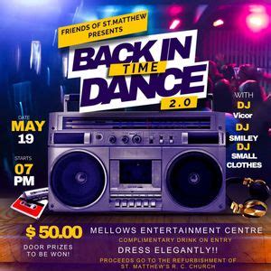 " Back in Time " dance, Lower Capital, Birch Grove, Saint Andrew's ...