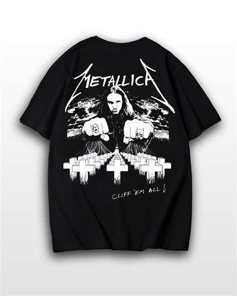 Metallica Black Oversized T-shirt – supremacyclothing