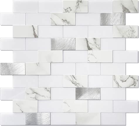 BeNice Self-Adhesive Wall Tiles - Kitchen & Bathroom India | Ubuy