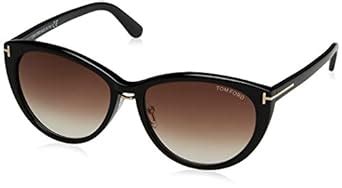 Tom Ford UV Protected Black Cat Eye Full Rim Sunglasses for Men ...