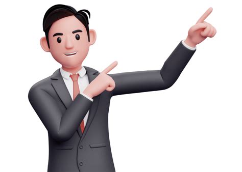 Business Man Pointing PNG 的图像结果